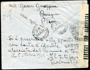 Storia Postale - 1945 - Pacchi postali lire ... 
