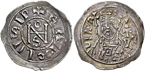 Roma.  Giovanni VIII, 872-882 con ... 