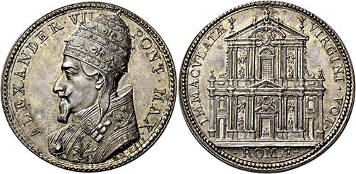 Roma.  Alessandro VII (Fabio ... 
