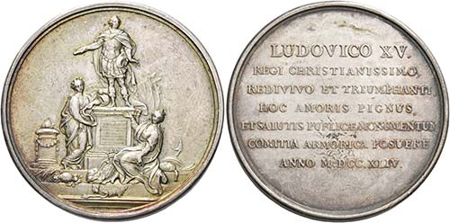 Francia.  Luigi XV, 1715-1774.   ... 