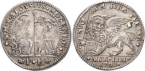 Alvise II Mocenigo, 1700-1709.   ... 