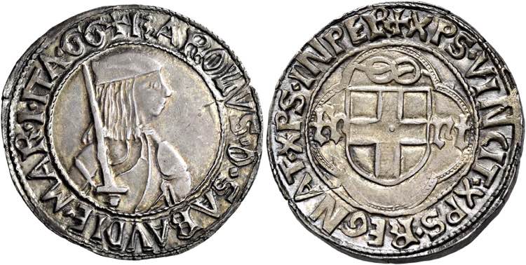 Savoia.  Carlo I, 1482-1490   ... 