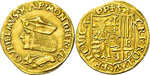 Casale.  Guglielmo II Peleologo, 1494-1518.  ... 