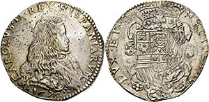Milano.  Carlo II di Spagna, 1676-1700.  ... 