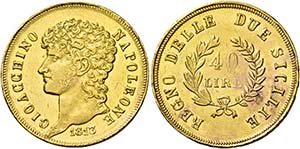 Napoli.  Monetazione decimale: 1811-1815.  ... 