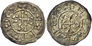 Roma.  Stefano VI, 885-891 con Carlo III il ... 