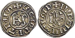 Roma.  S. Nicolò I, 858-867 con Ludovico ... 