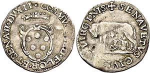 Siena.  Cosimo I de’Medici duca di Firenze ... 