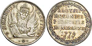Venezia.  Alvise IV Mocenigo, 1763-1778.  ... 