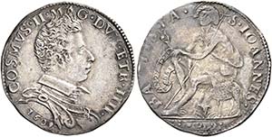Cosimo II de’Medici, 1609-1621.   Lira ... 