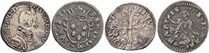 Lotto di due monete.  Ferdinando II ... 