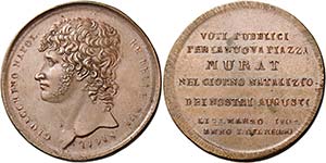 Napoli.  Gioacchino Murat, 1808-1815.   ... 