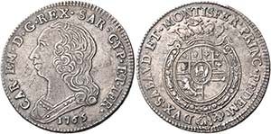 Savoia.  Carlo Emanuele III, 1730-1773. II ... 