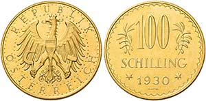 Monete d’oro europee.  Austria.  ... 