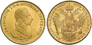 Monete d’oro europee.  Italia.  Regno ... 