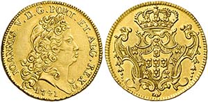 Monete d’oro europee.  Portogallo.  Regno. ... 