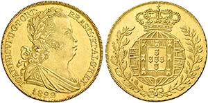 Monete d’oro europee.  Portogallo.  Dom ... 
