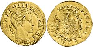 Napoli.  Filippo IV di Spagna, 1621-1655   ... 