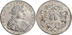 Napoli.  Carlo II di Spagna, 1665-1700. II ... 