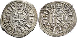 Roma.  Giovanni VIII, 872-882 con Ludovico ... 