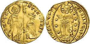 Roma.  Secc. XIV-XV   Ducato,  AV 3,52 g. ... 