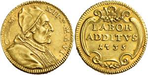 Roma.  Clemente XII (Lorenzo Corsini), ... 