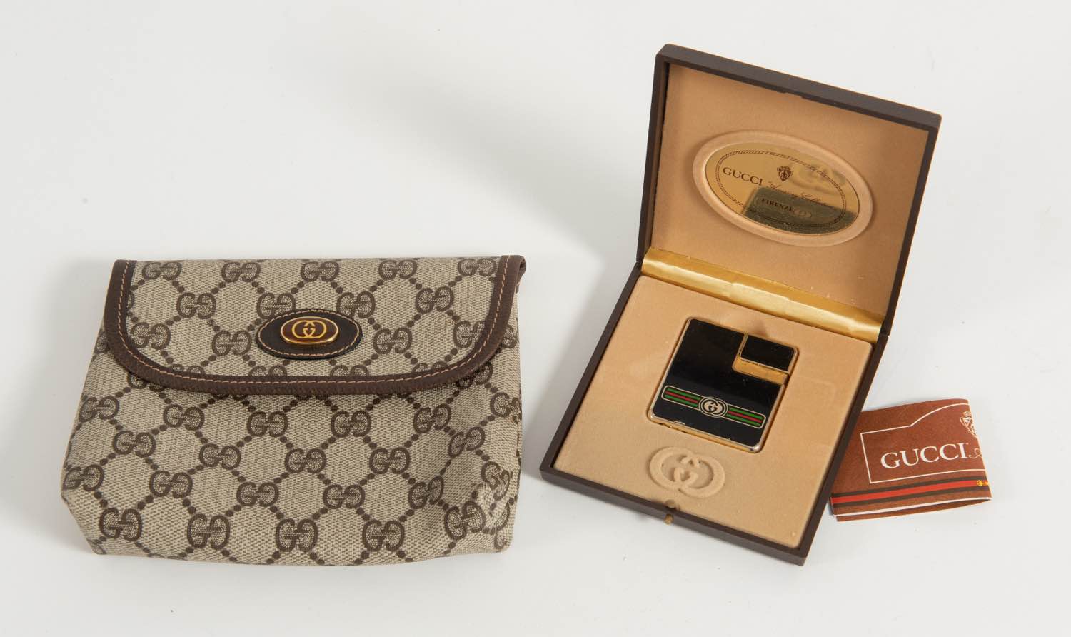 Sold at Auction: GUCCI CHANGE PURSE ACCESSORY COLLECTION MONOGRAM