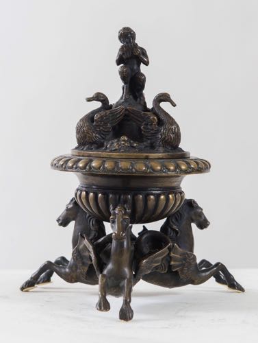 Calamaio in bronzo. Italia, XIX ... 