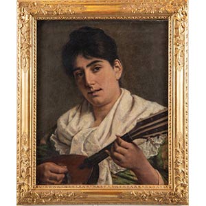 Giulia Sartoni, attr. XIX secolo Suonatrice ... 