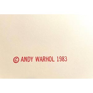 ANDY WARHOL (Pittsburgh 1968 - New ... 