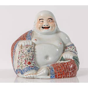 Buddha, scultura in porcellana. Canton, ... 