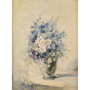 ELISEO SIMILI (1902 - 1983) Vaso di fiori, ... 