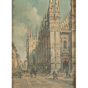 GIOVANNI RIVA (Torino 1890 - 1973) Duomo di ... 