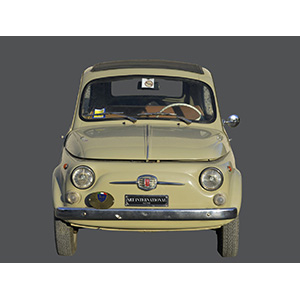 Fiat 500 D Targa oro ASI Certificato di ... 