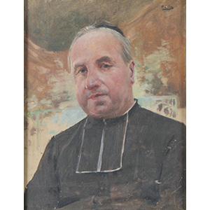 PAUL SAIN (Avignone 1853 - 1908) Ritratto ... 