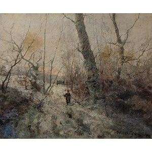 HENRY ALIZON (XIX secolo) Inverno, 1886. ... 