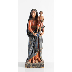 Madonna del Carmine. Scultura in legno ... 