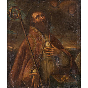 Maestro del XVII secolo San Nicola di ... 