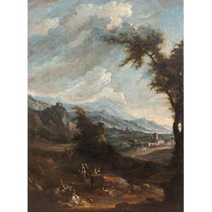 BARTOLOMEO PEDON (XVII secolo) Paesaggio ... 