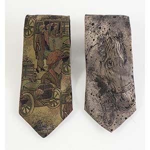 FENDI Lotto composto da due cravatte in seta ... 