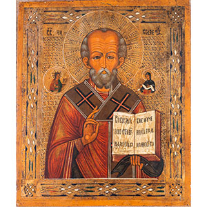 Icona raffigurante Santo. Arte ortodossa, ... 