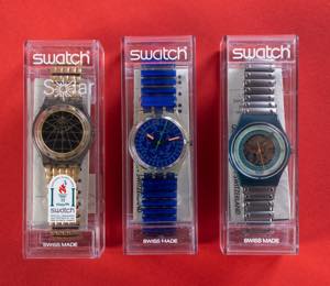 SWATCH, Lotto composto da tre orologi ... 