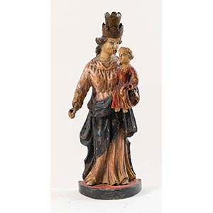 Madonna con bambino. Francia, XVII secolo. ... 