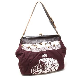 MIU MIU borsa Materiale: tessuto, pelle
