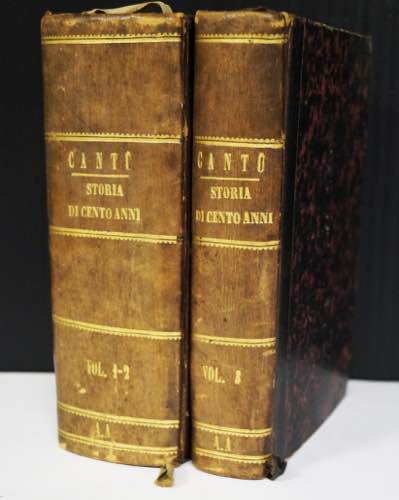 Due volumi STORIA DI CENTO ANNI ... 