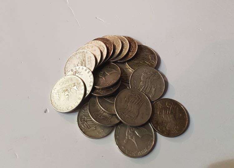 Lotto di 20 monete di lire 500 in ... 