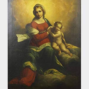 Scuola italiana dell800 “Madonna e ... 