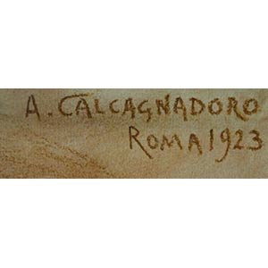 Calcagnadoro Antonino ( Rieti 1876 ... 