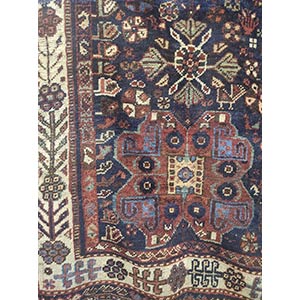 Antico tappeto Sciraz Kaskay con ... 