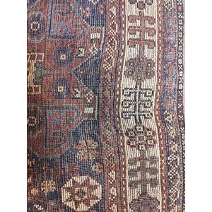 Antico tappeto Sciraz Kaskay con ... 